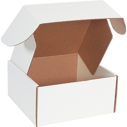 10 x 10 x 5" White Deluxe Literature Mailers